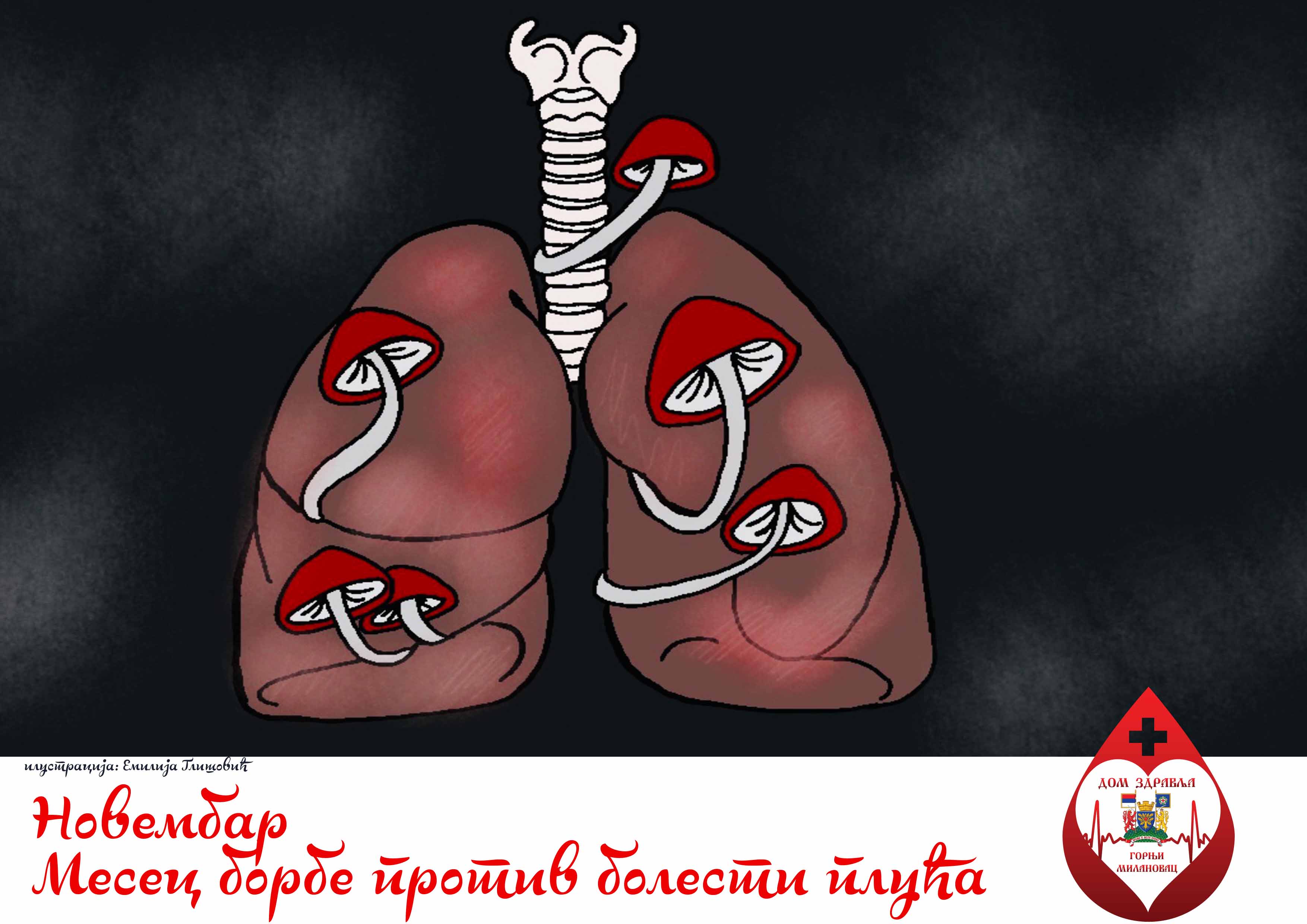 Dom zdravlja Gornji Milanovac NOVEMBAR – Mesec borbe protiv bolesti pluća